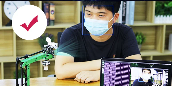 JETSON NANO robotic arm /AI visual recognition AI robotic arm/ Deep learning training ROS programming robot kit