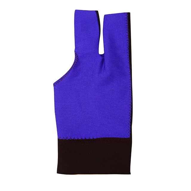 Original Spandex 1PC Professional Unisex 3 Fingers Snooker Fabric Billiard Pool Glove Multicolor
