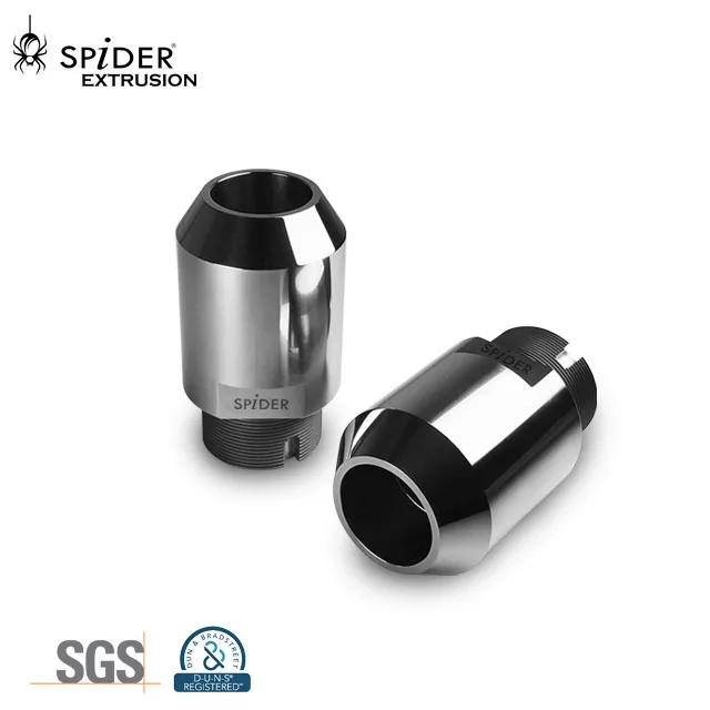 tungsten carbide spiral die nipple plastic extrusion mould for plastic