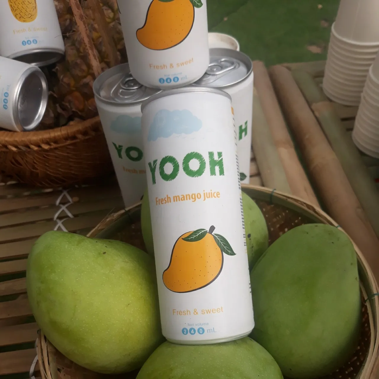  Лидер продаж 330 мл консервированный настоящий сок манго напитки витамины и минералы