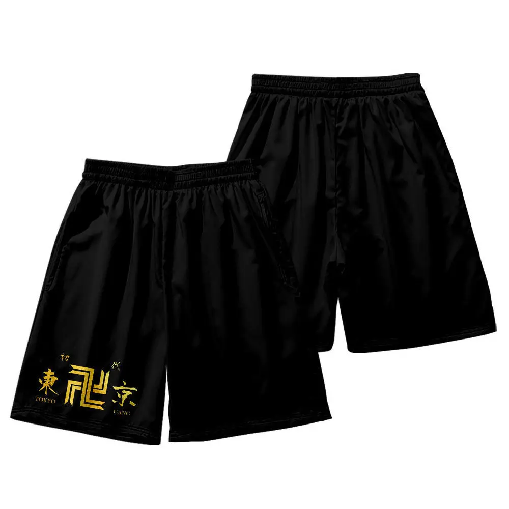 Tokyo Revengers Cosplay Cloak Anime Black White Top for Summer Hanagaki Takemichi Ken Ryuguji Haori Kimono Tee Men Short-sleeve