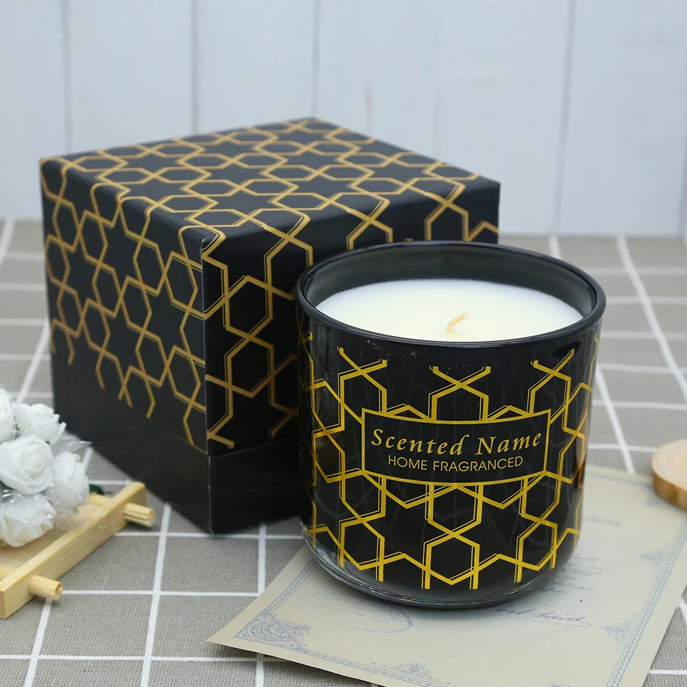 Candles Private Label Scented Holiday Using Material Natura 380g Smokeless Feature Price Competitive Soy Wax Scented Candle
