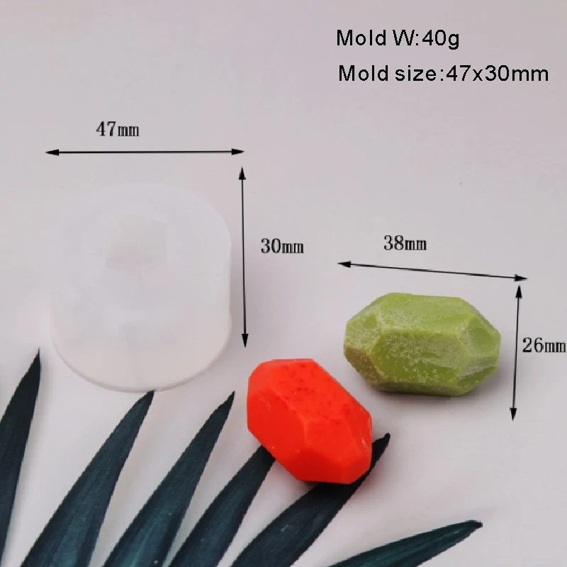 
Crystal Stone Gem Silicone Candle Molds Earrings Necklace Pendant Epoxy Resin Mould For Diy Jewelry Making Tools Supplies 