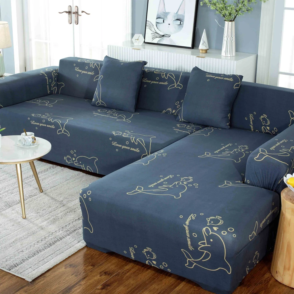 Magic spandex elastic sofa cover for 1/2/3/4 seats sofa furnature protective cover for home dining living room high stretch