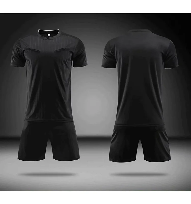 Professional Football Soccer Blank Referee Uniform