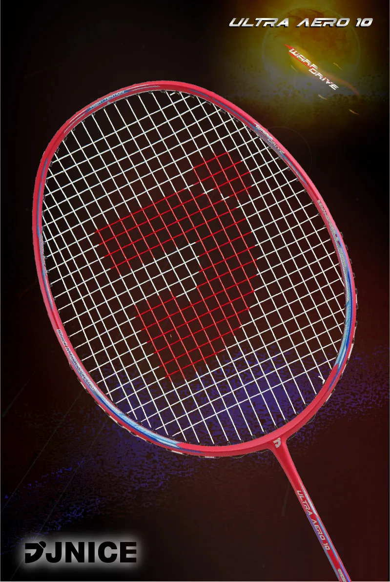 JNICE ULTRA AERO 10 Shaft Badminton Racket For Sports