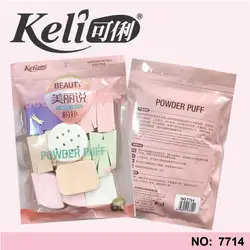 keli high quality beauty make-up and affordable price puff round and cosmetic accessories
