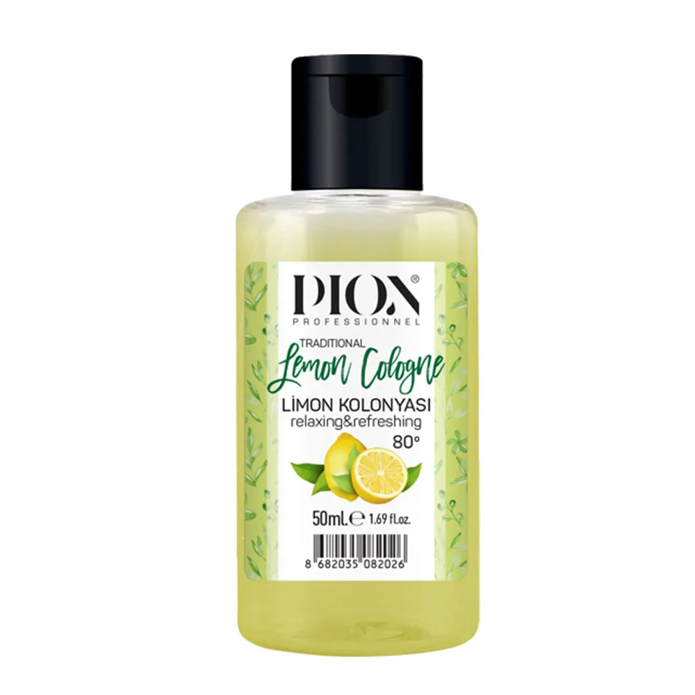 100% Natural No Chemical Made Pion Professional Traditional Lemon Cologne 50ml in Market Price