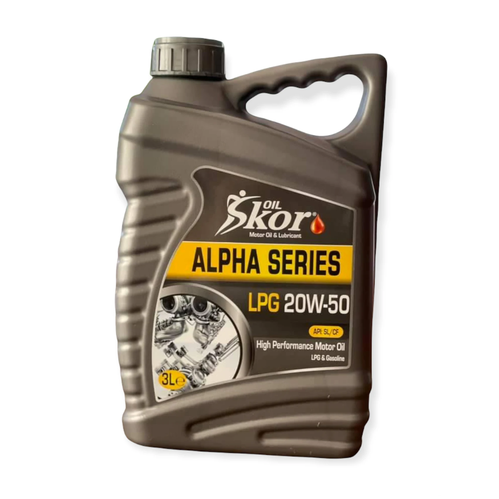 SkorOil LPG 20w50 SL/CF LPG & Gasoline - High Performance Motor Oil Premium Series - 3 Liter Engine Oil & Lubricants