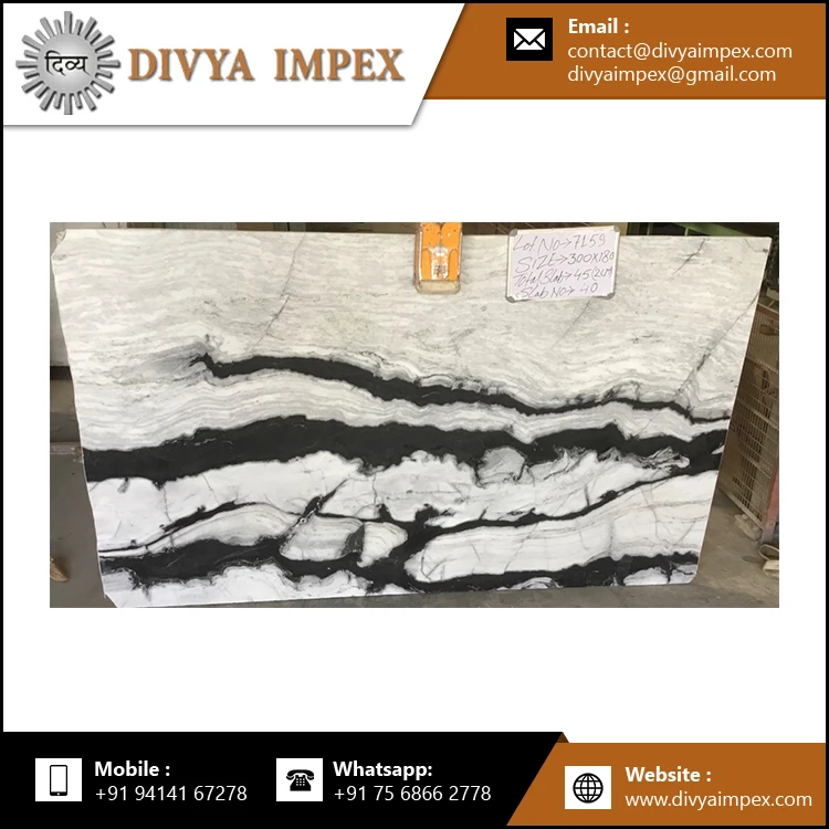 2021 Latest Product Exotic panda Marble Manufacture in India at Bulk Price  Divya Impex