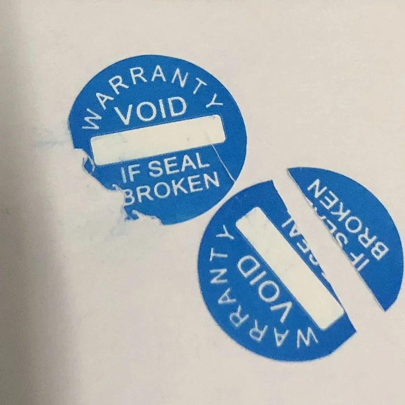  Разрушительная виниловая этикетка круглая гарантия срок годности наклейки на яичную скорлупу