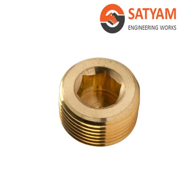 Premium Quality Brass Stop Plug With Wire Connector Brass Stopping Plug for Electrical Fittings