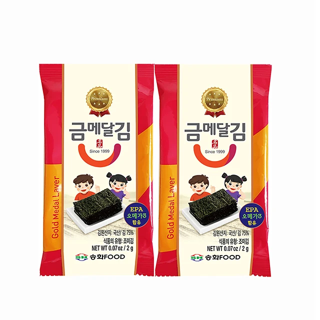 Korean Best Product Organic Omega3 EPA Roasted Delicious Crispy Seasoned children Low_salt