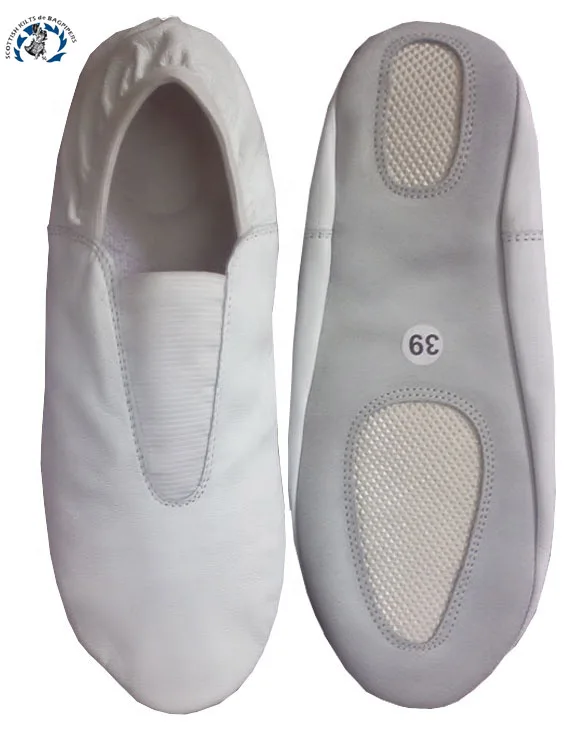 Custom Design Gymnastics Shoes Adults Youth Leather Upper Genuine Leather Lining Rubber Insole Canvas Trampoline Gymnastics