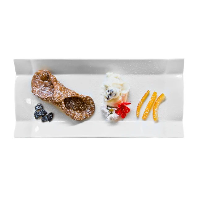 Sicilian high quality Ricotta Cream with chocolate drops in sac a poche 250gr 22pcsXcartoon for export