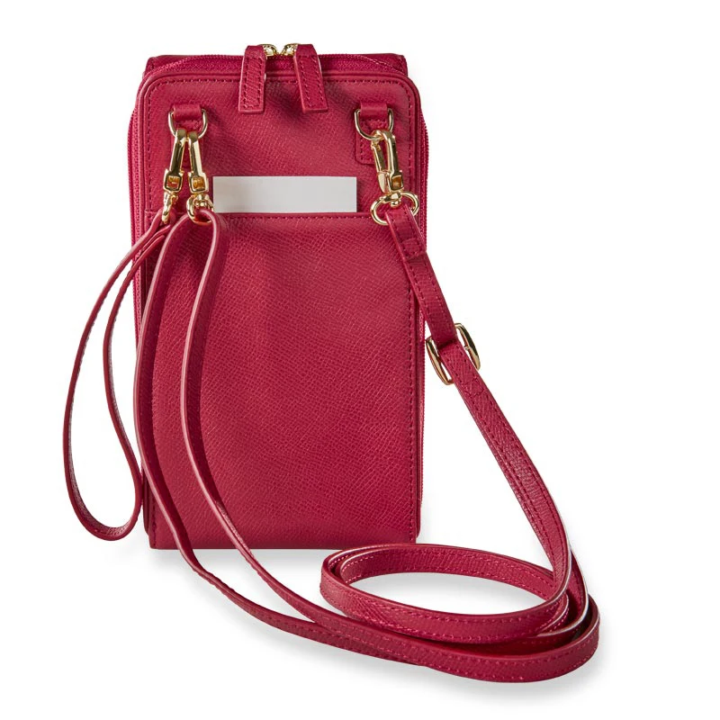 Multifunctional Italian Leather Sacs A Main Pour Femmes  Shoulder Sling Bag Handbags For Wom Bolsas Crossbody Wallet Phone Case