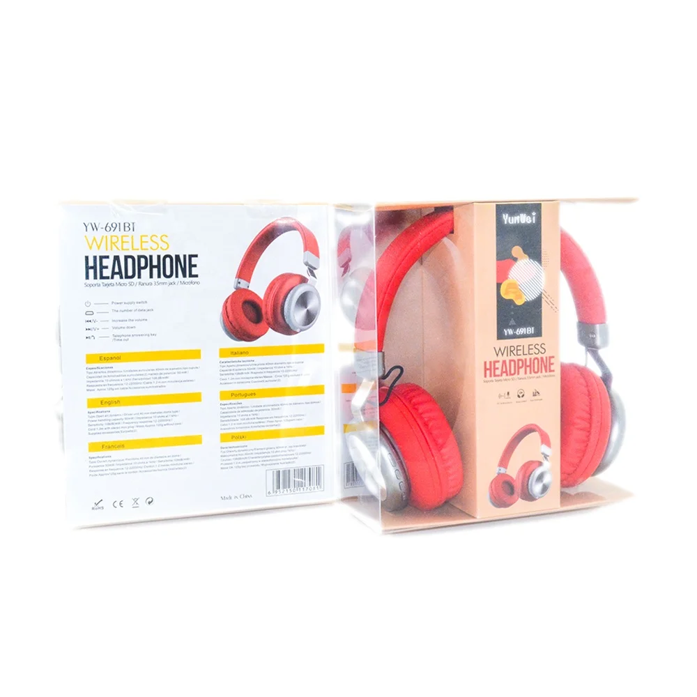 Wholesale OEM Over Ear Sport Mobile Earbuds Waterproof  Wireless Headphone