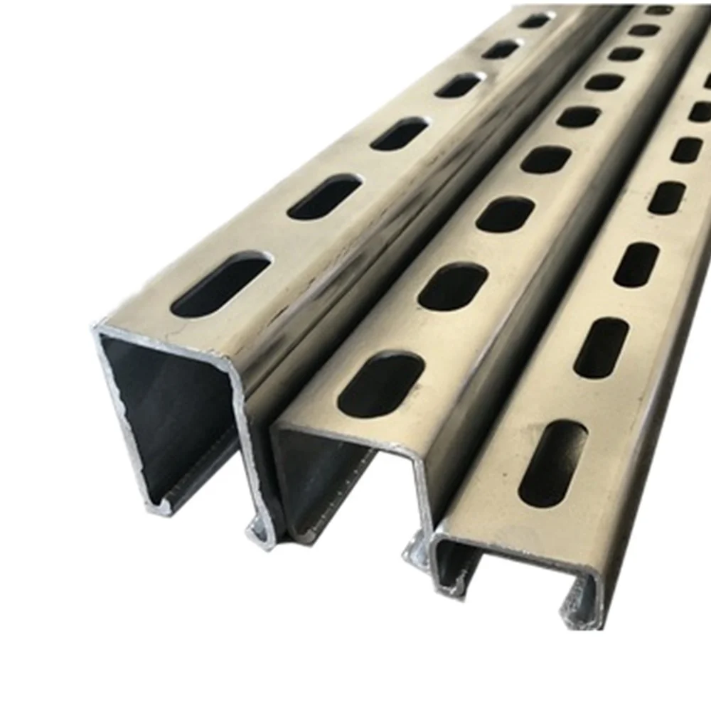 Popular High Quality Pre-galvanized Unistrut Galvanized C & U Channel Iron Fence Posts Factory Sale