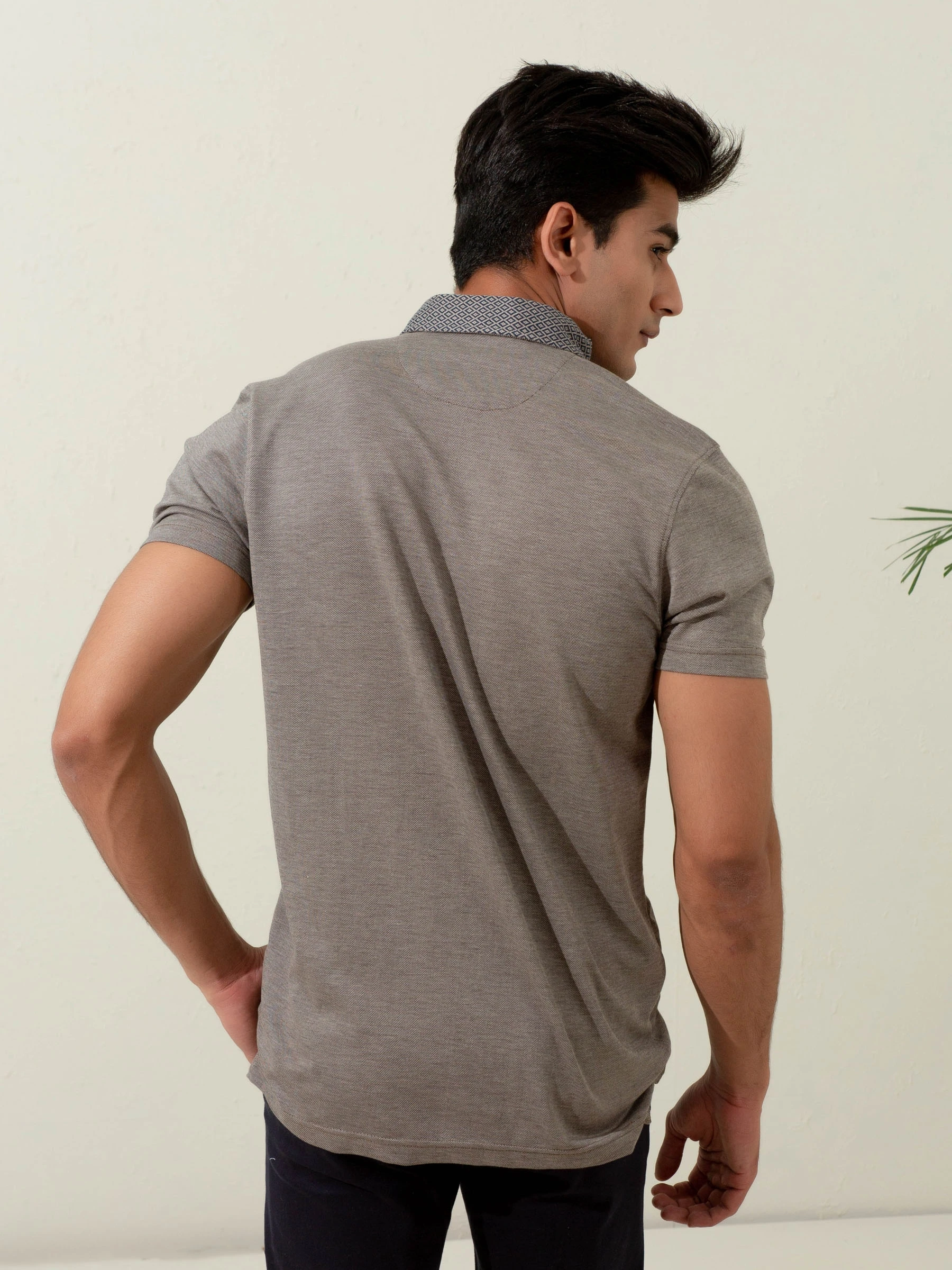 Новинка высокое качество Пике коричневый шелк смешанные мерсеризованные поло мужские спортивные футболки индивидуальный дизайн и логотип