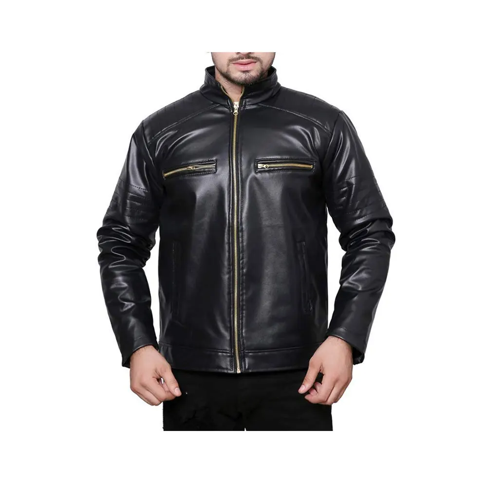Leather jackets men Casual leather coat winter jacket man