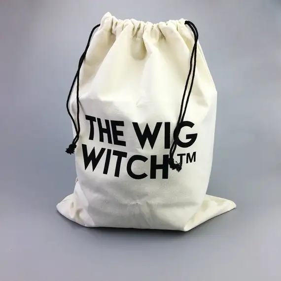 Custom Logo screen print cotton canvas makeup bag Wholesale cotton bags logo handmade cotton bag