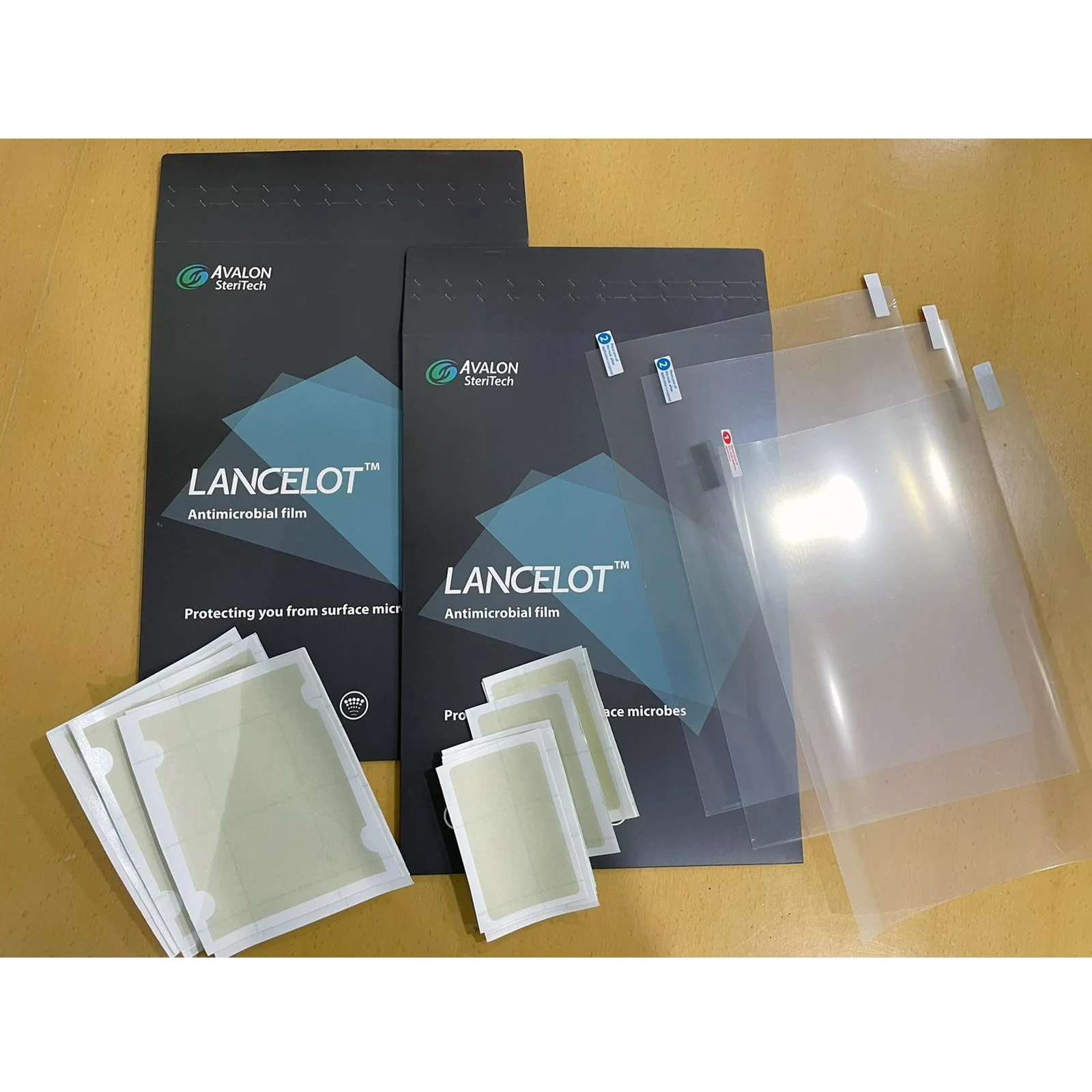 100% Biodegradable Multipurpose Surface Protection Avalon Steritech Lancelot Anti-Microbial Transparent Film