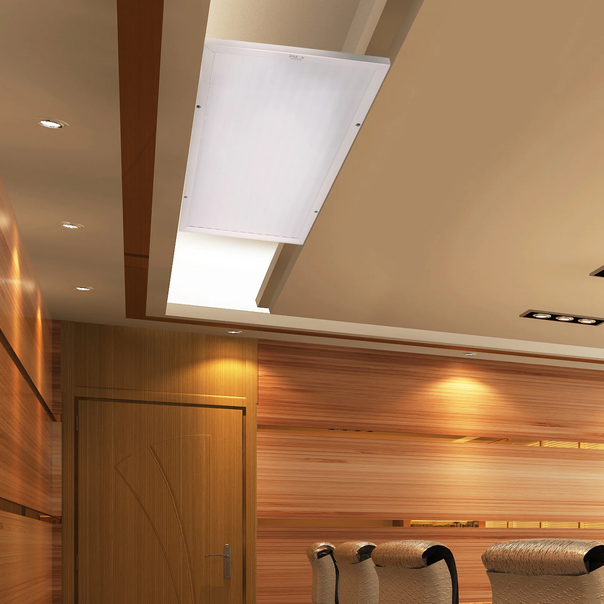  500 Вт белый Потолочный нагреватель электрический Дальняя инфракрасная панель нагрева экономичный светящийся углеродный кристаллический панельный