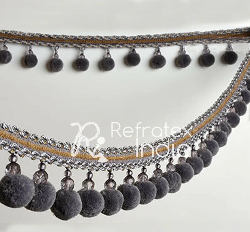 Supplier Of  Pom Pom Fringe Garment Decoration Pom Pom Fringe With Best Quality and Low Price