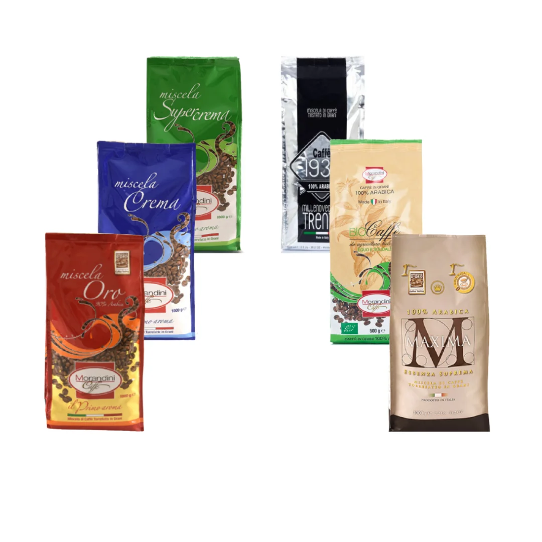 BEST QUALITY Made in Italy roasted coffee beans Caffe Morandini blends 1000g whole beans for retail