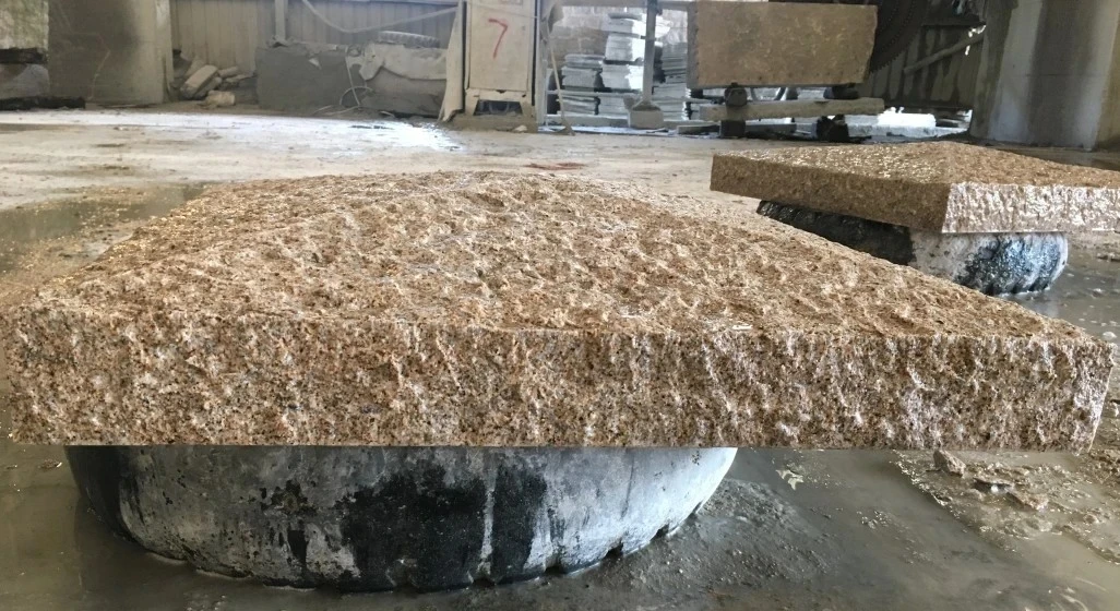 G682 гранитная колонна личи Кепка из бушемерного камня прямоугольная стойка