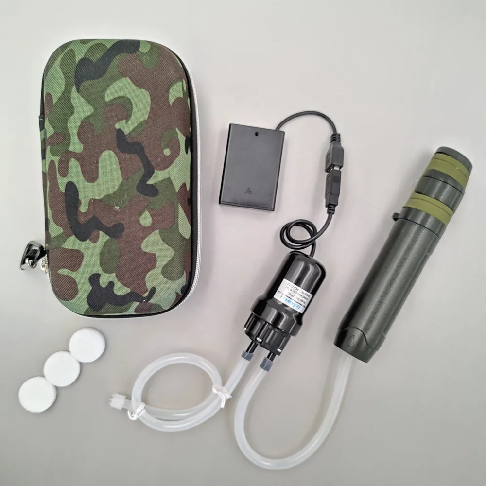 against virus camping rescue kit survival outdoor portable water filter