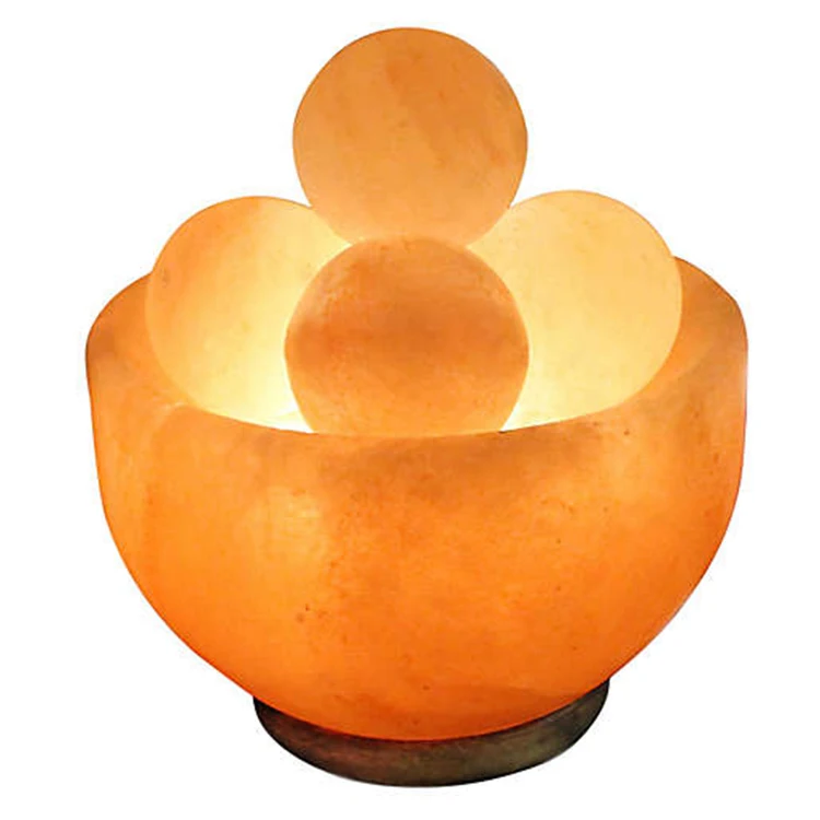 The best highest quality 100% Rock Himalayan natural pink salt now in competitive price  fire bowl with rounded balls