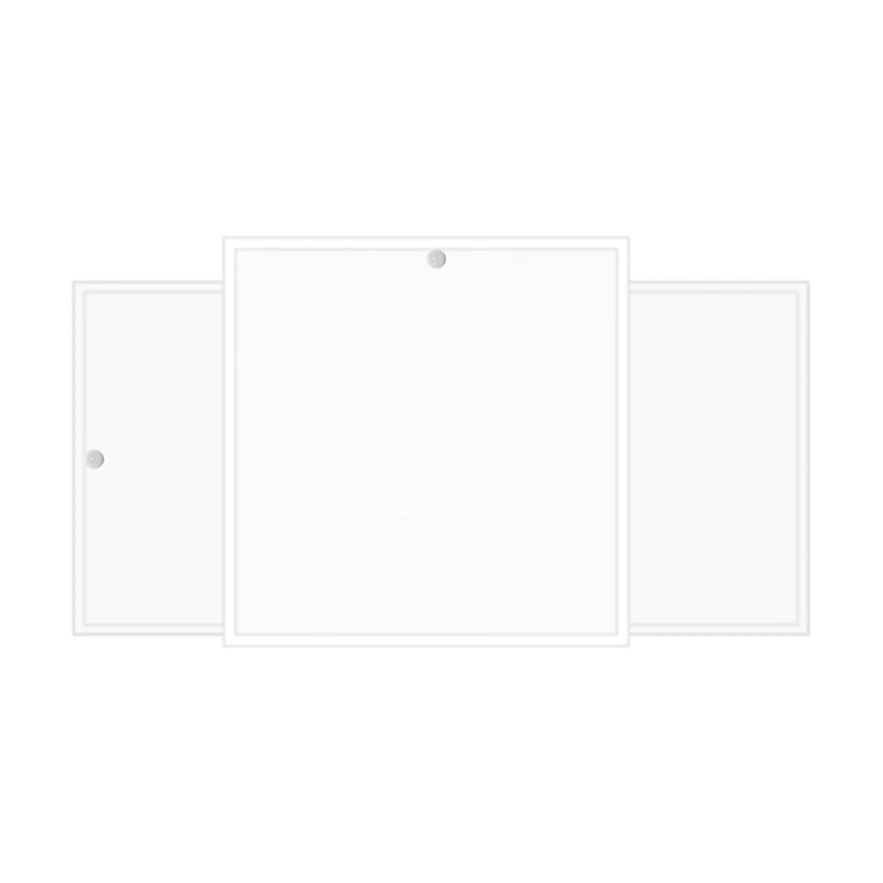 2x2 фута 2x4 1x4 панель освещения 24/48/60 Вт Светодиодная задняя с CCT на