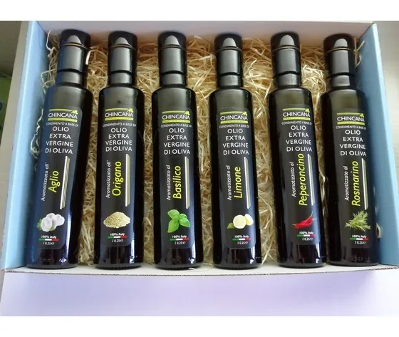 Italian EVO Oreganon Aromatized EVO Olive Oil 0.5l Glass bottle