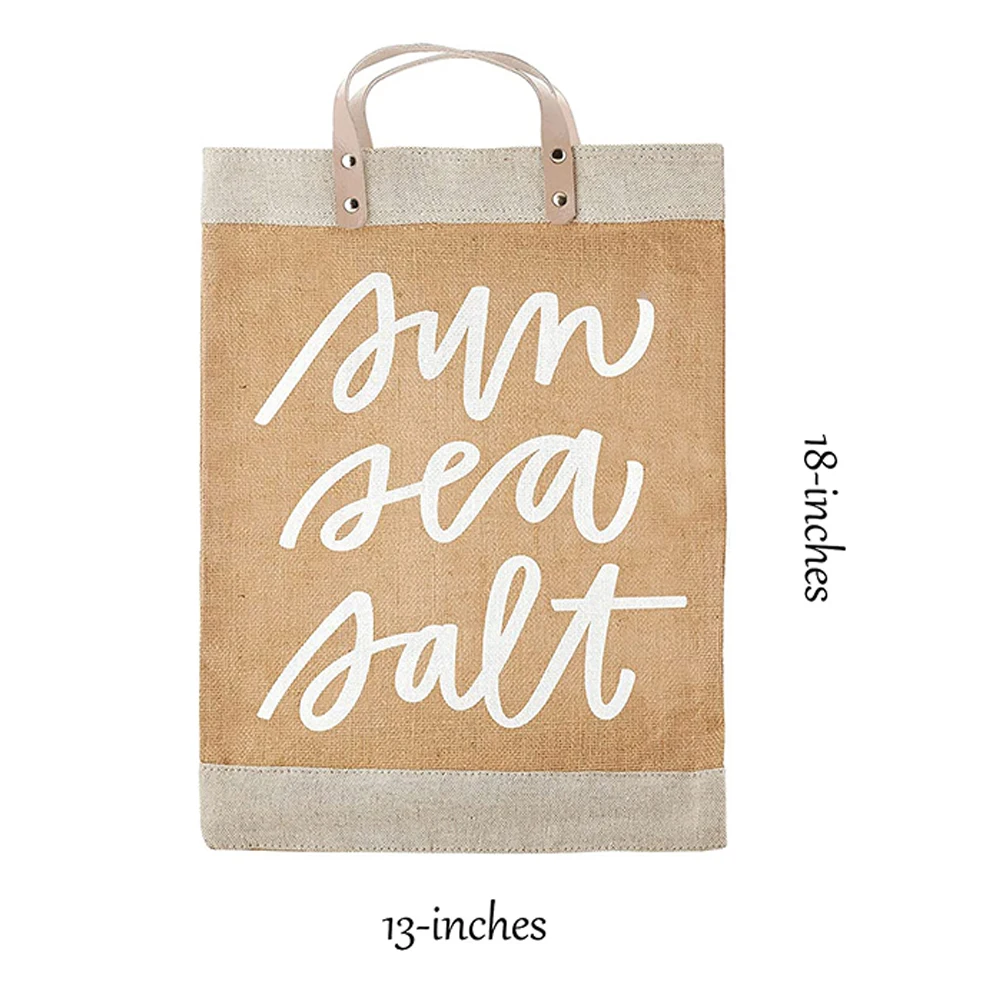 Hot selling items of eco friendly jute shopping bag