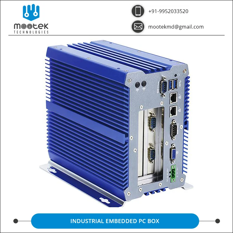 Manufacturer & Exporter of Standard Grade MBOX-520-I5-2PCI Fanless Industrial Embedded Box PC at Low Price