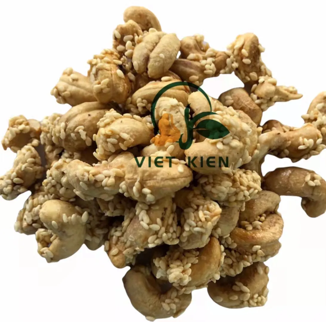 ROASTED SALTED CASHEW KERNELS A180 SESAME CASHEW 300/BOX CASHEW