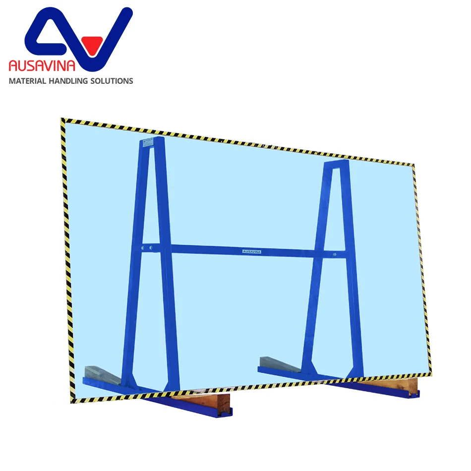 Ausavina Dark Blue Heavy Duty Truck A-Frame Warehouse equipment compact and portable space-saving A-frame storage rack TAF06