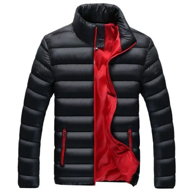 Professional Smart Casual Customize Men Bubble Jacket New Fashion Winter Warm Long Sleeve High Quality Outfits Pocket Design