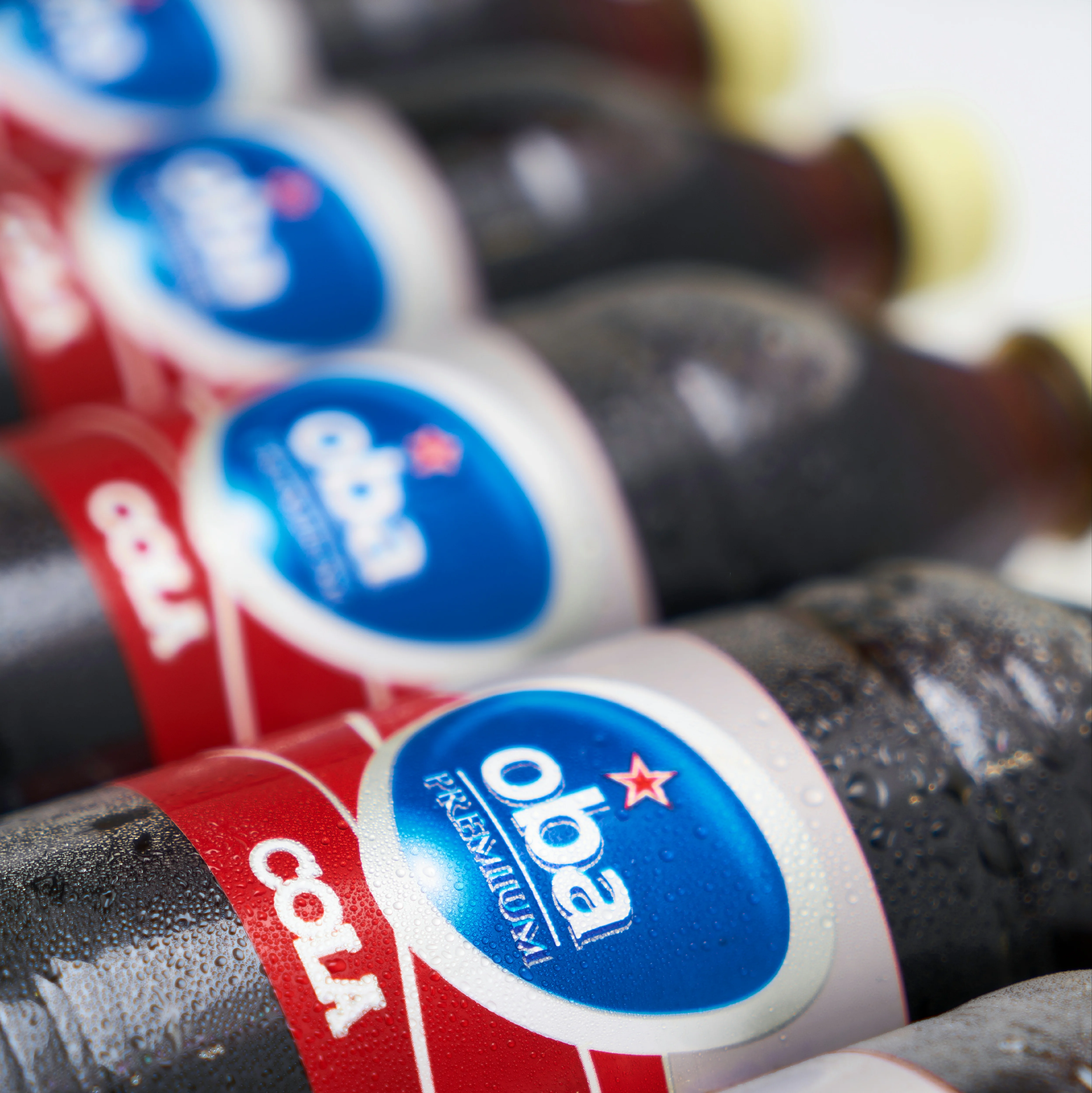 OBA PREMIUM Cola 330 mL Cold Fresh Bottled Non Alcoholic Halal Carbonated Soft Drink Sparkling Beverage