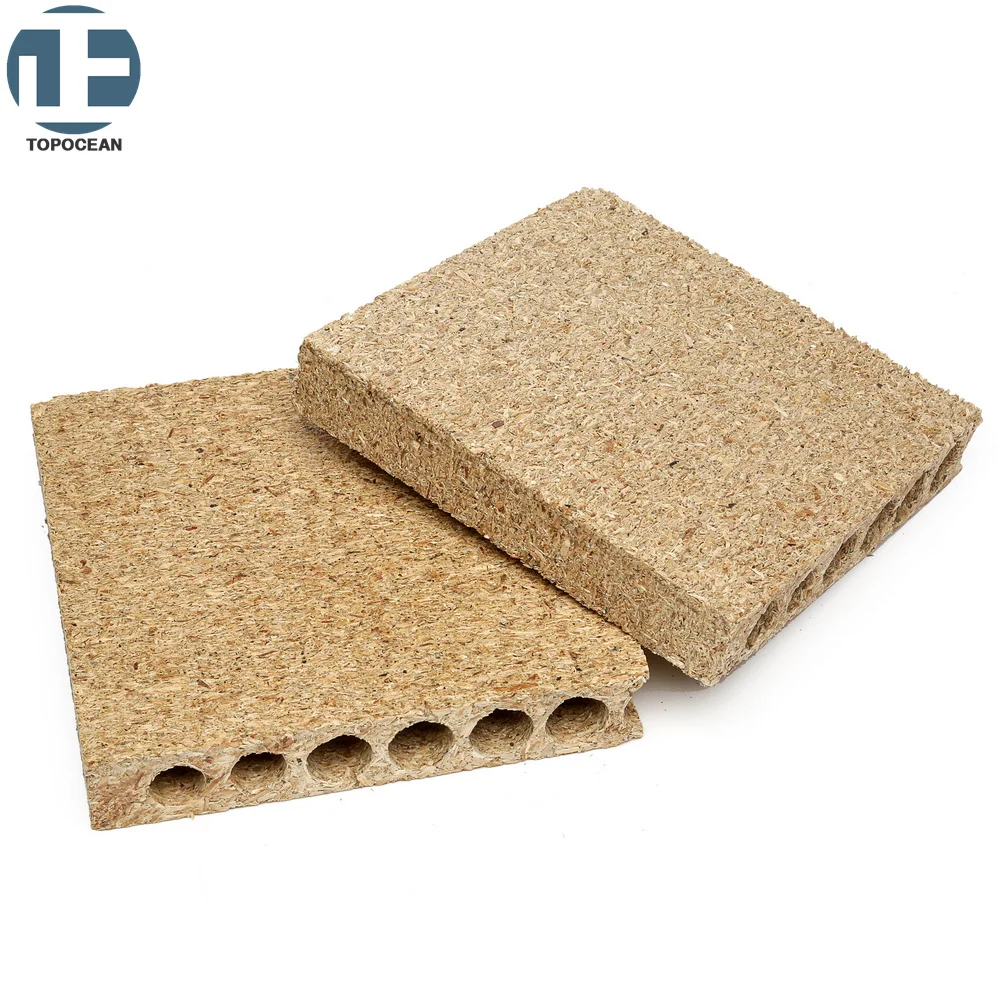TOPOCEAN 28mm 33mm 35mm 38mm hollow partical board / tubular chipboard Core Particle Board Tubular Chipboard Door