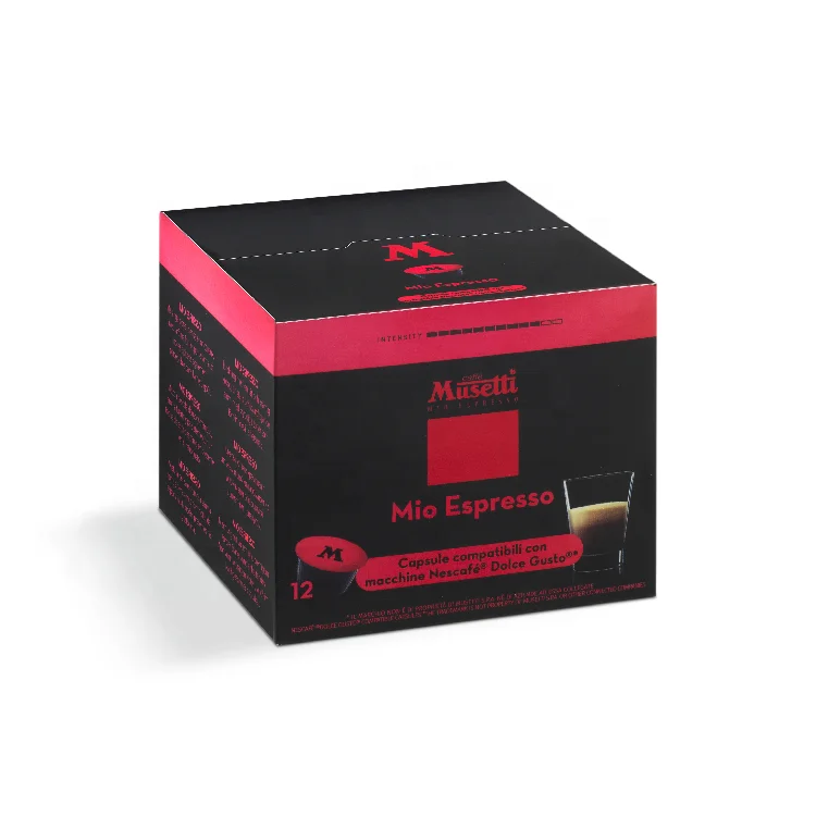 MIO ESPRESSO 12 CAPSULES compatible Dolce Gusto office round coffee capsule