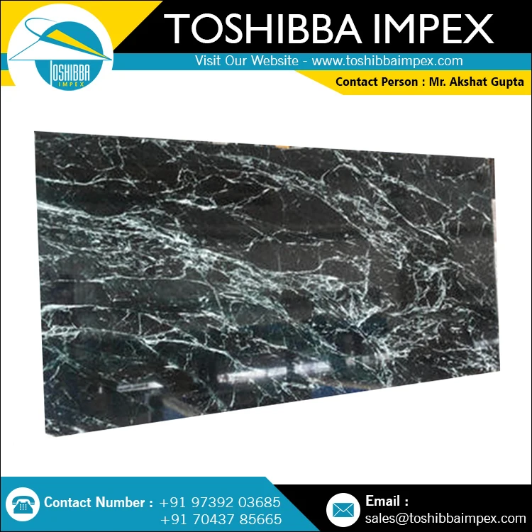 Spider Green Marble Countertops Calcite Toshibba Impex