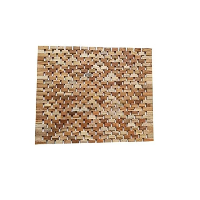 Оригинальный бамбуковый коврик для ванной