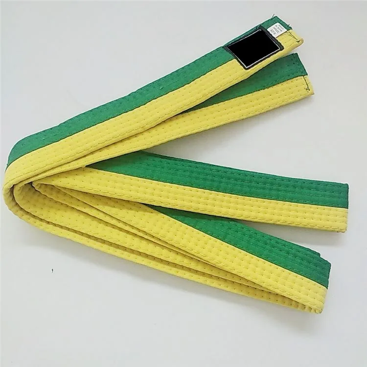 Custom logo High Quality Pearl Weave Fabric Cotton Jiujitsu Belt Bjj Hemp Jiu