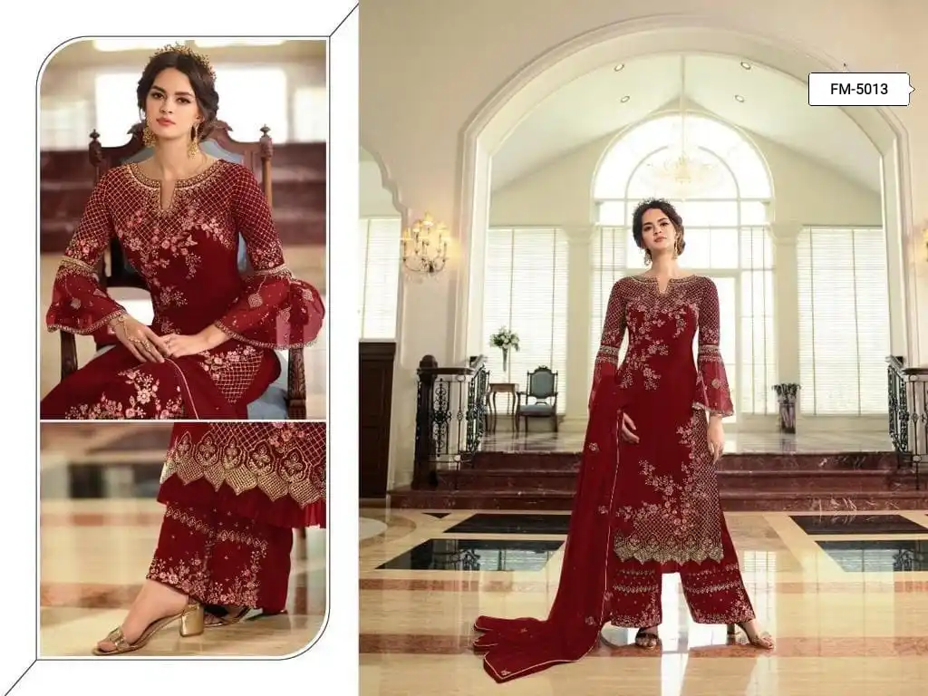 heavy embroidery party wear gown for ladies festival wear salwar kameez pakistani style fancy wear