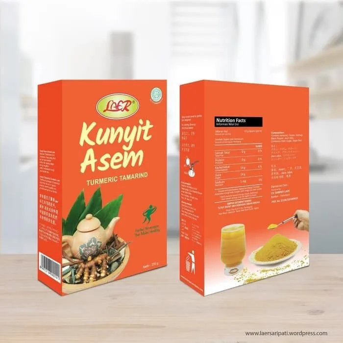 
Saripati Laer Halal Healthy Tamarind Extract Powder Instant Drink 250gr 