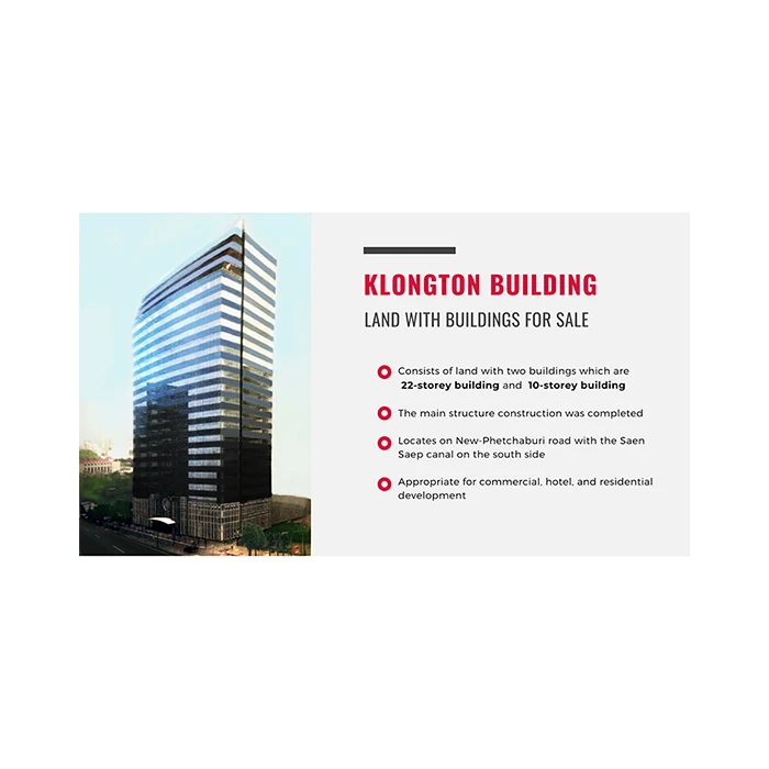 Structure Multi Floor Office Buildings Land and 2 Buildings for Sale Near Thonglor, Bangkok Thailand