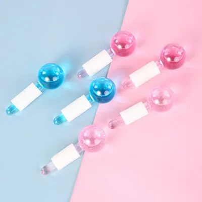 massage product Internet explosion Ball beauty routine pink blue ice hockey face Ice beauty crystal ball