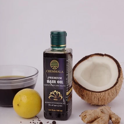 
Graphic customization hair growth oil private label 100% pure herbal dry damaged hair treatment for both men and women 